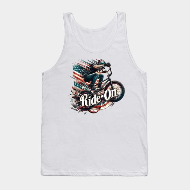 Bicycle, Ride On Tank Top by Vehicles-Art